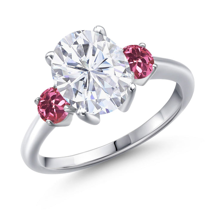 Pink Tourmaline - October_5_Ring in 925 Sterling Silver