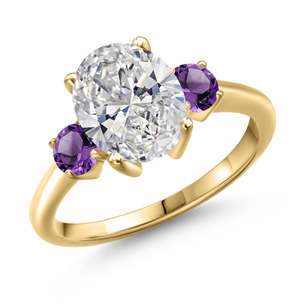 9_Ring in 925 Yellow Gold Plated Silver