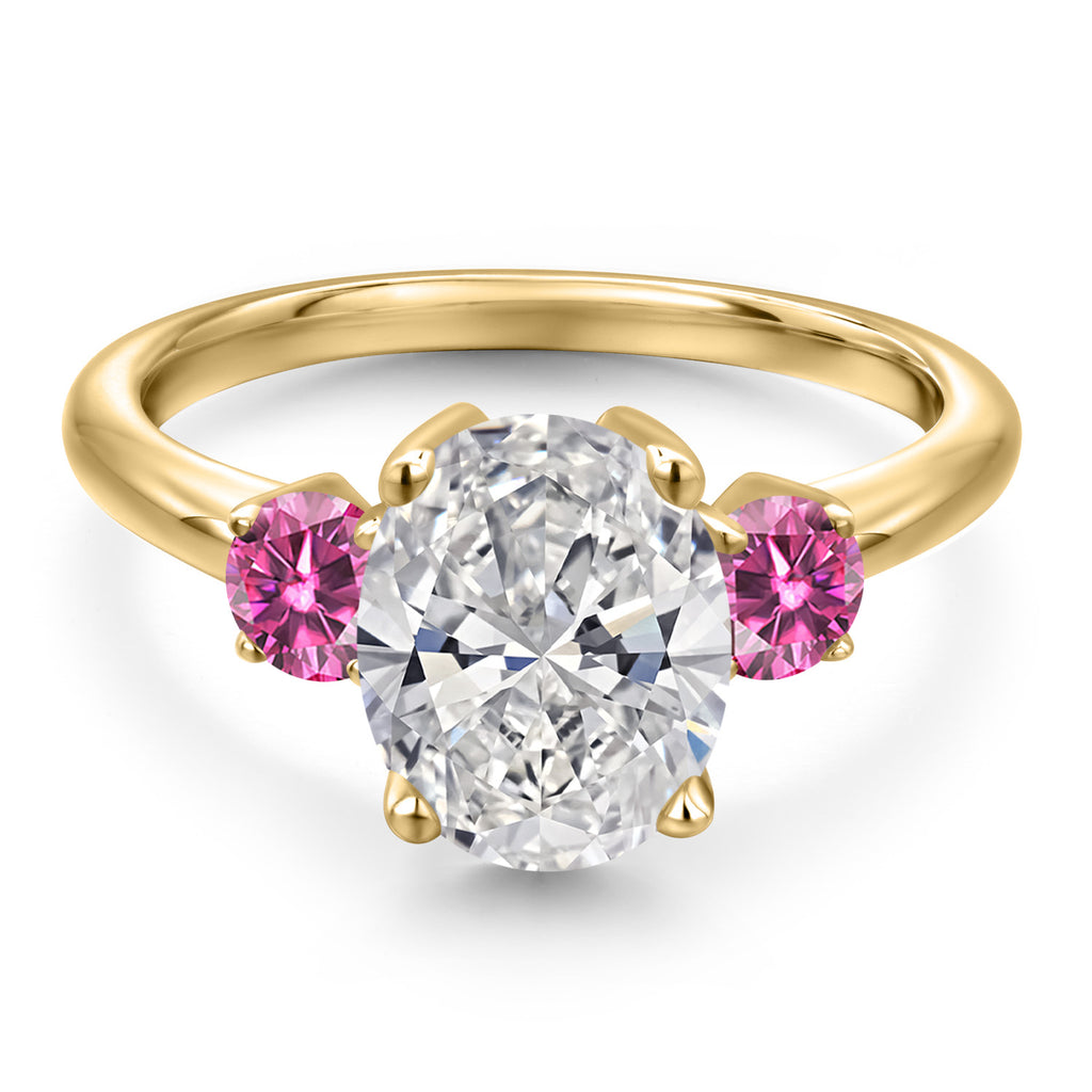 Ring in 925 Yellow Gold Plated Silver