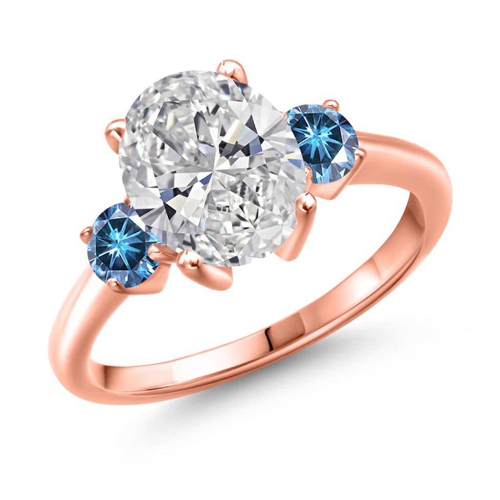 Ring in 925 Rose Gold Plated Silver