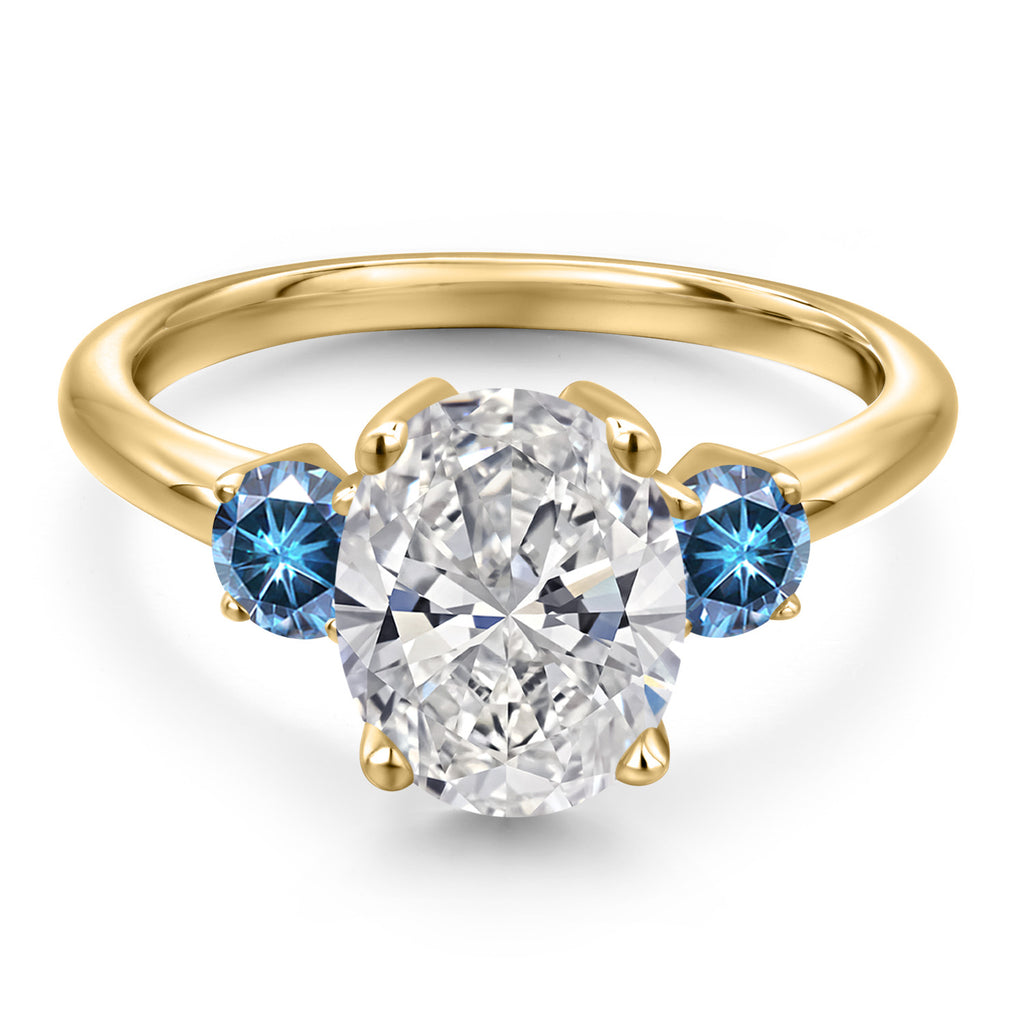 Ring in 925 Yellow Gold Plated Silver