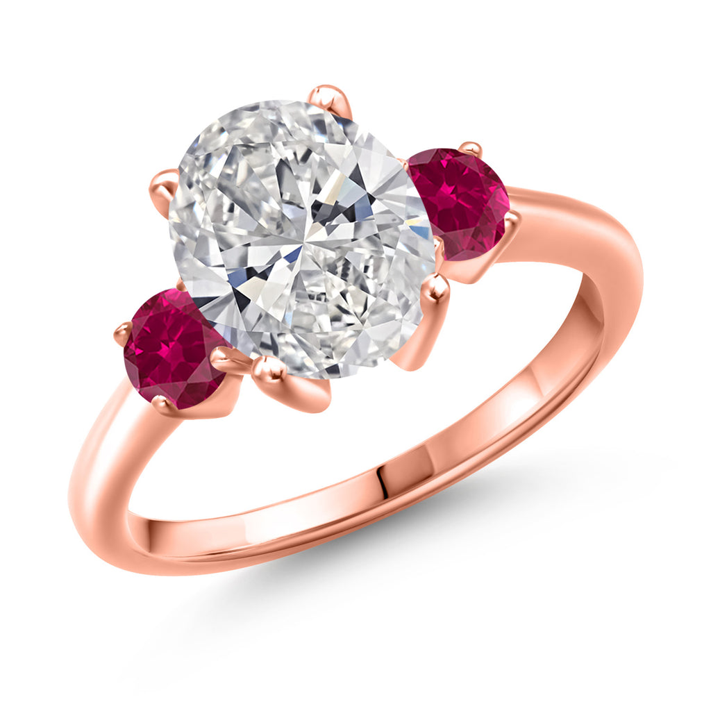 6_Ring in 925 Rose Gold Plated Silver