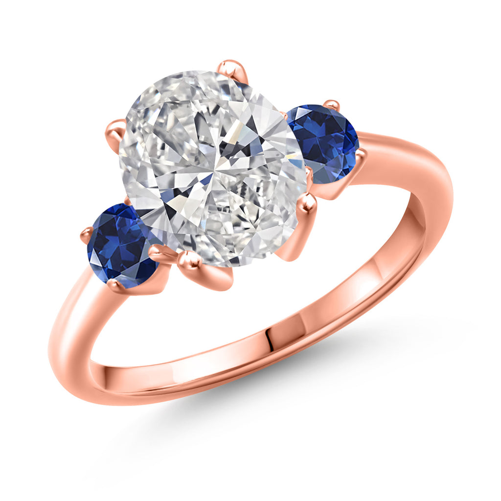 6_Ring in 925 Rose Gold Plated Silver