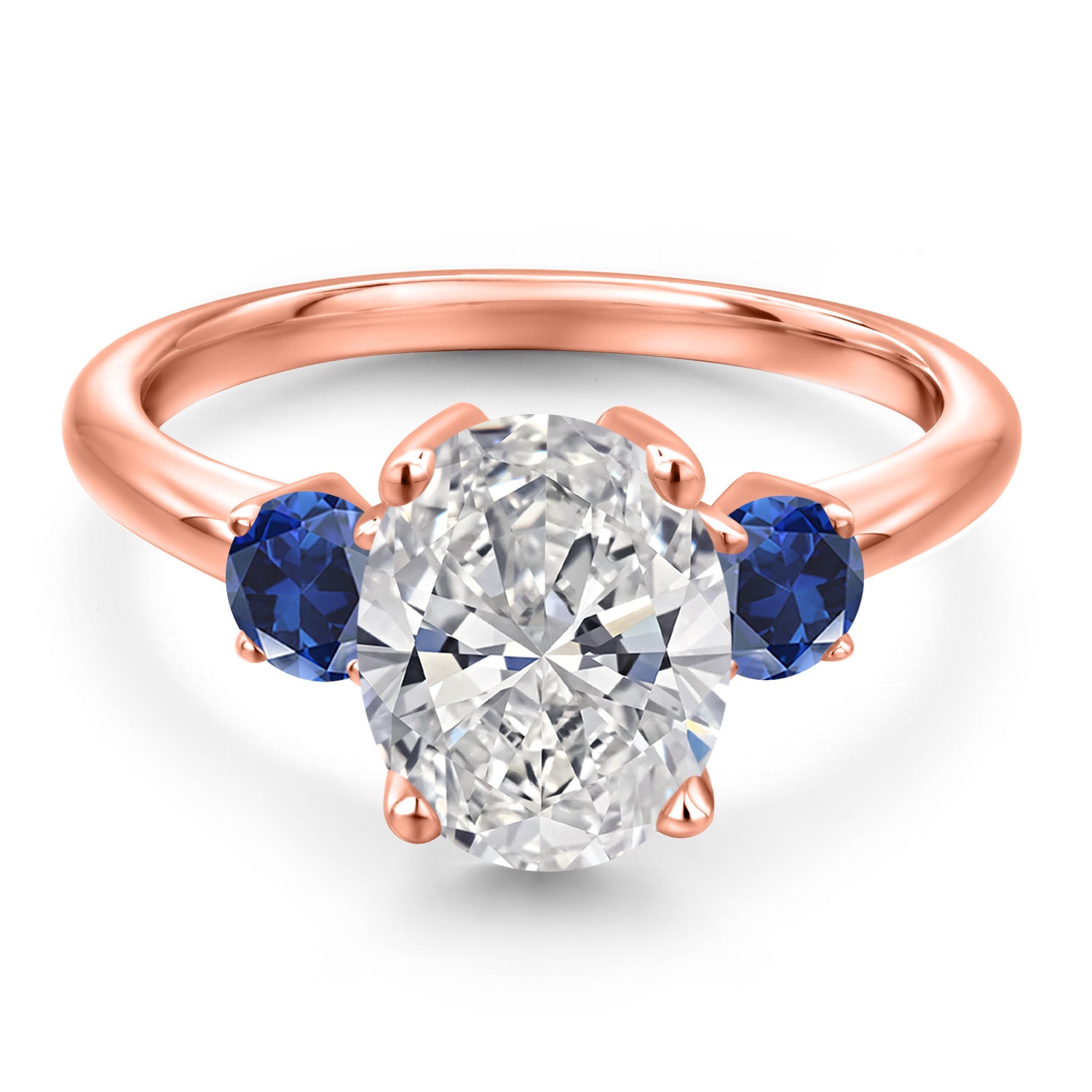 Ring in 925 Rose Gold Plated Silver