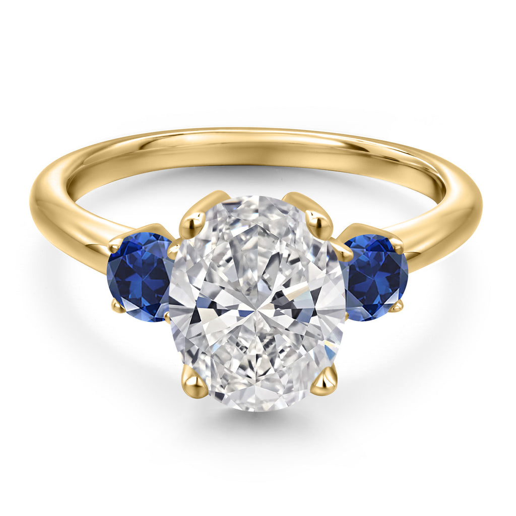Ring in 925 Yellow Gold Plated Silver