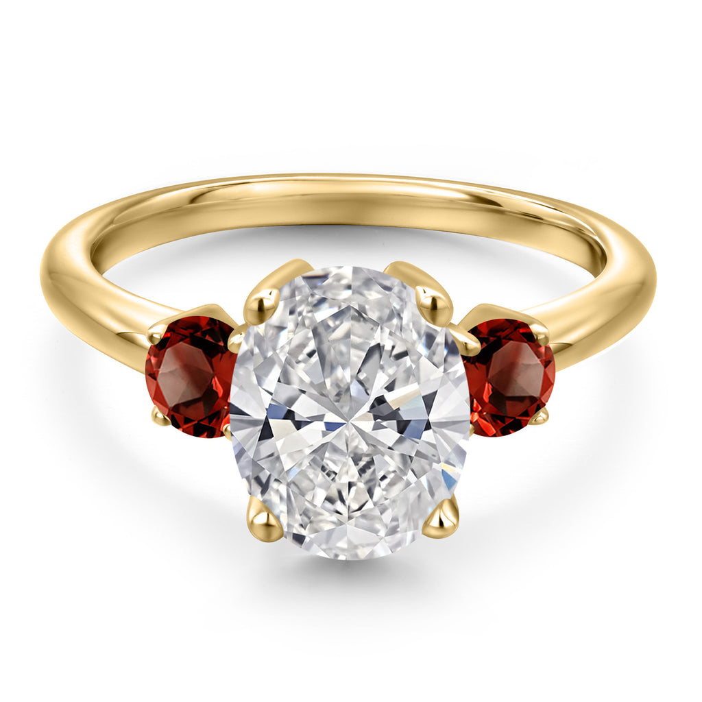 Ring in 925 Yellow Gold Plated Silver