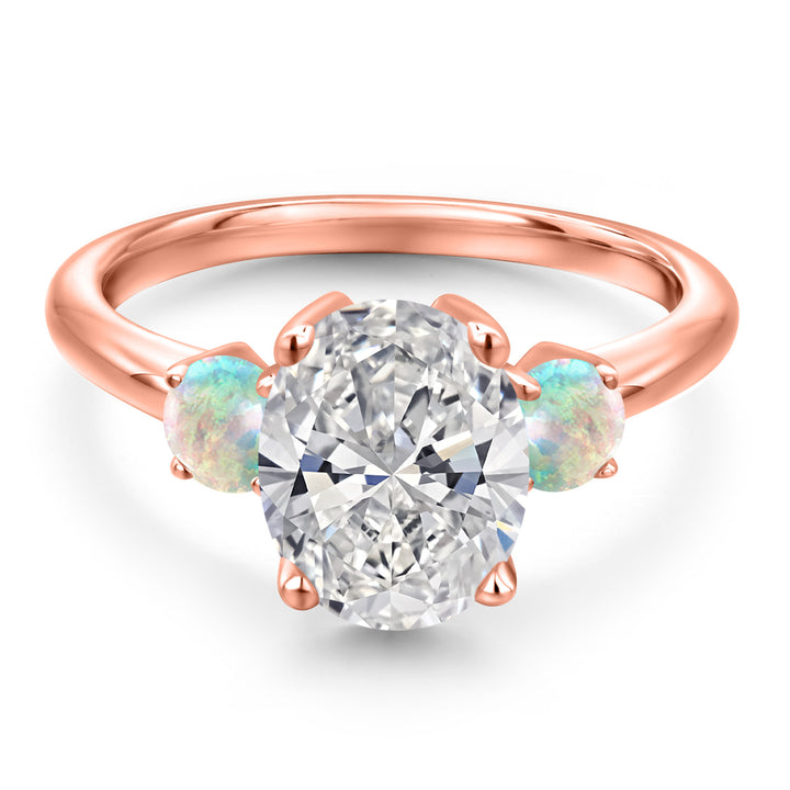Ring in 925 Rose Gold Plated Silver