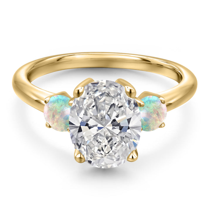 Ring in 925 Yellow Gold Plated Silver