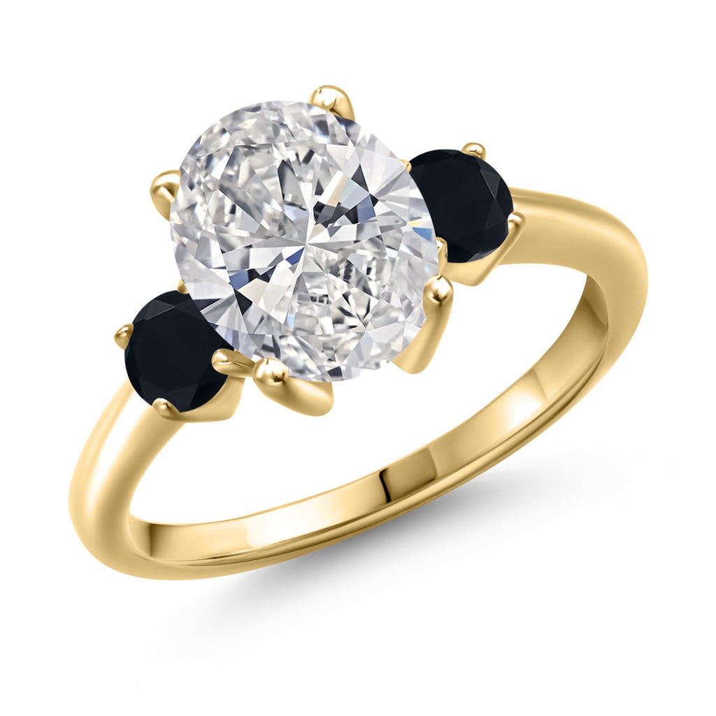 9_Ring in 925 Yellow Gold Plated Silver