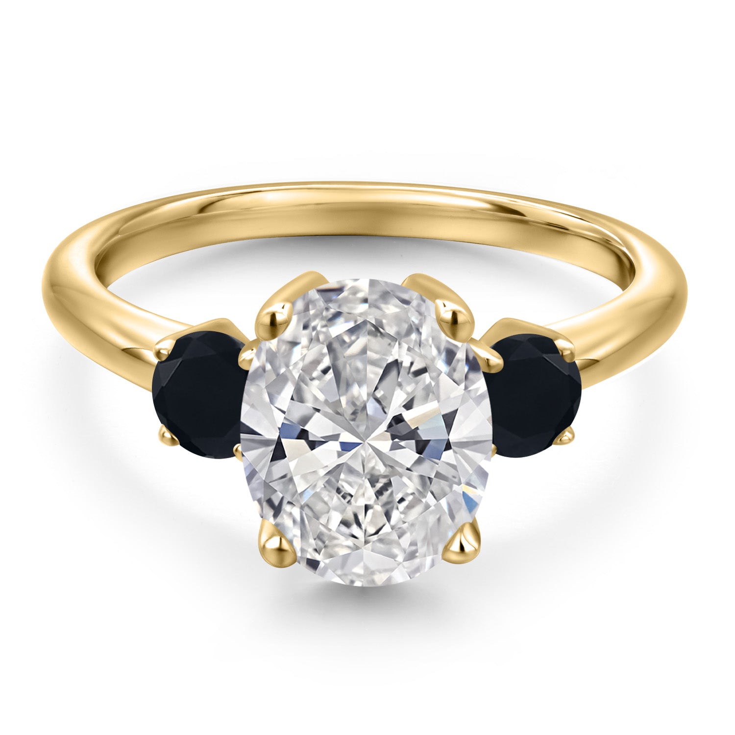 Ring in 925 Yellow Gold Plated Silver