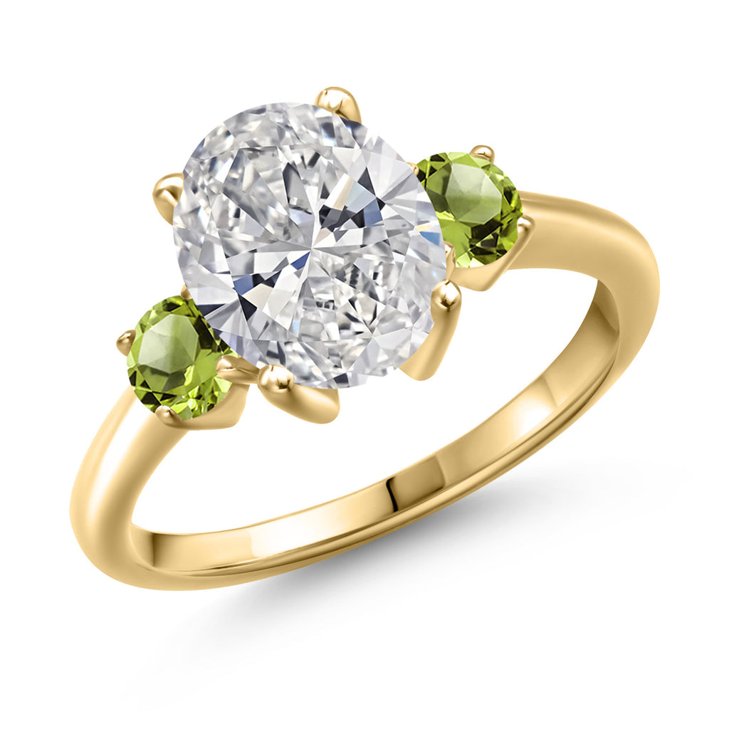 9_Ring in 925 Yellow Gold Plated Silver