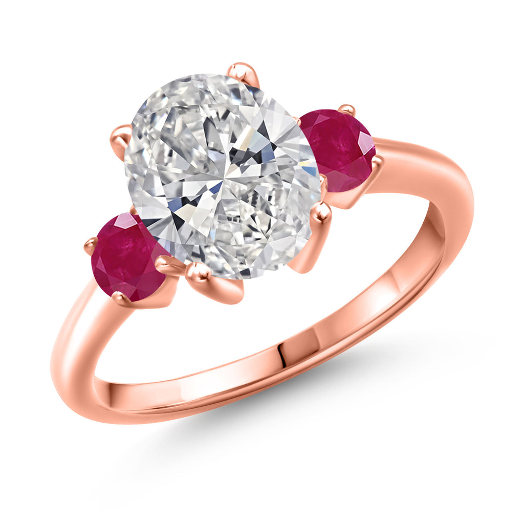 8_Ring in 925 Rose Gold Plated Silver
