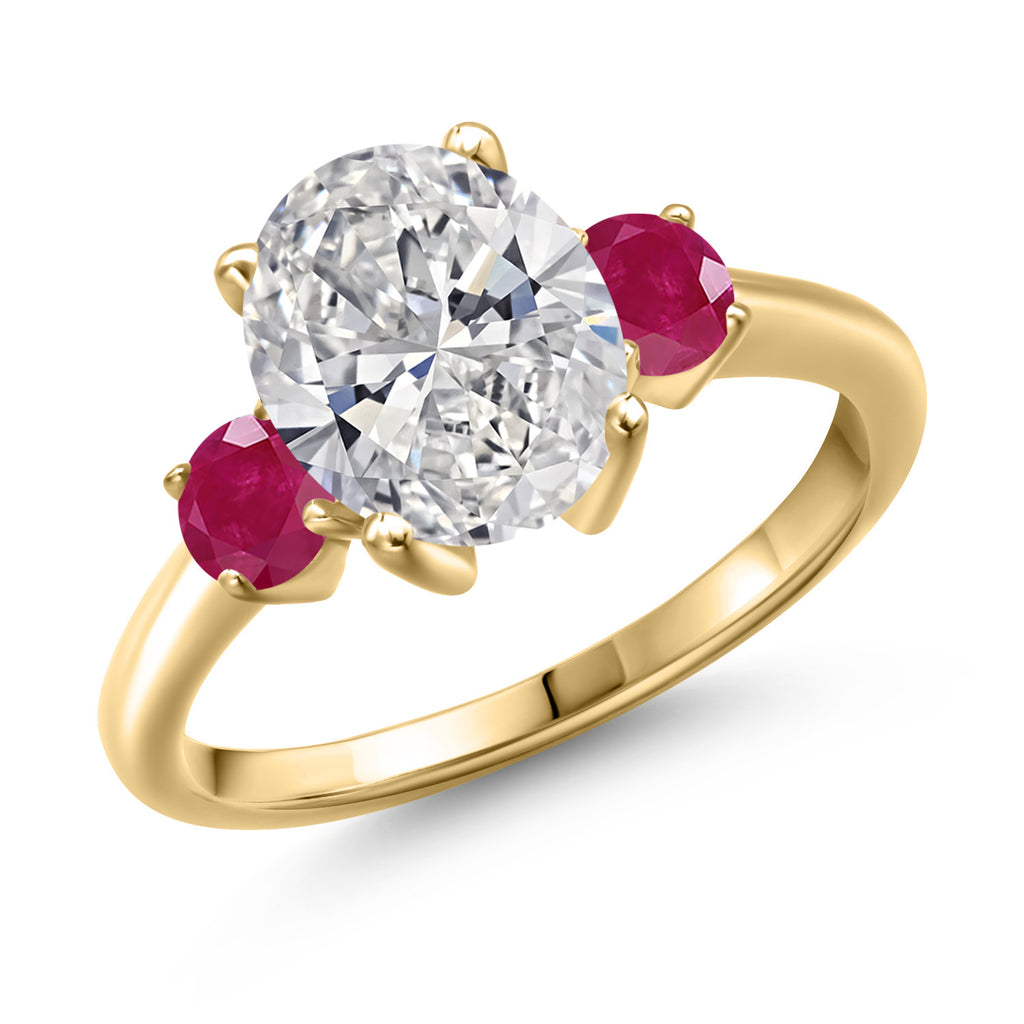 5_Ring in 925 Yellow Gold Plated Silver