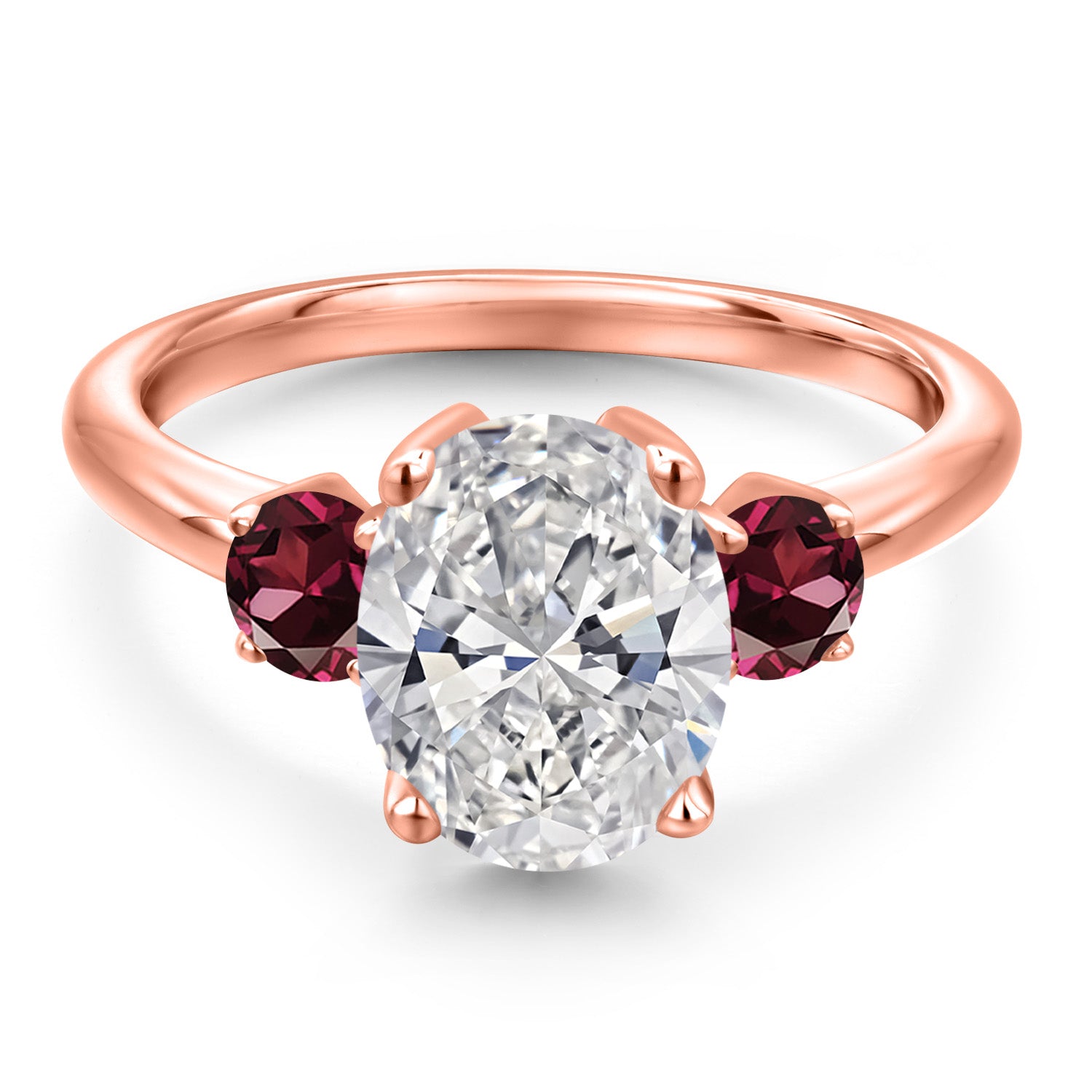 Ring in 925 Rose Gold Plated Silver