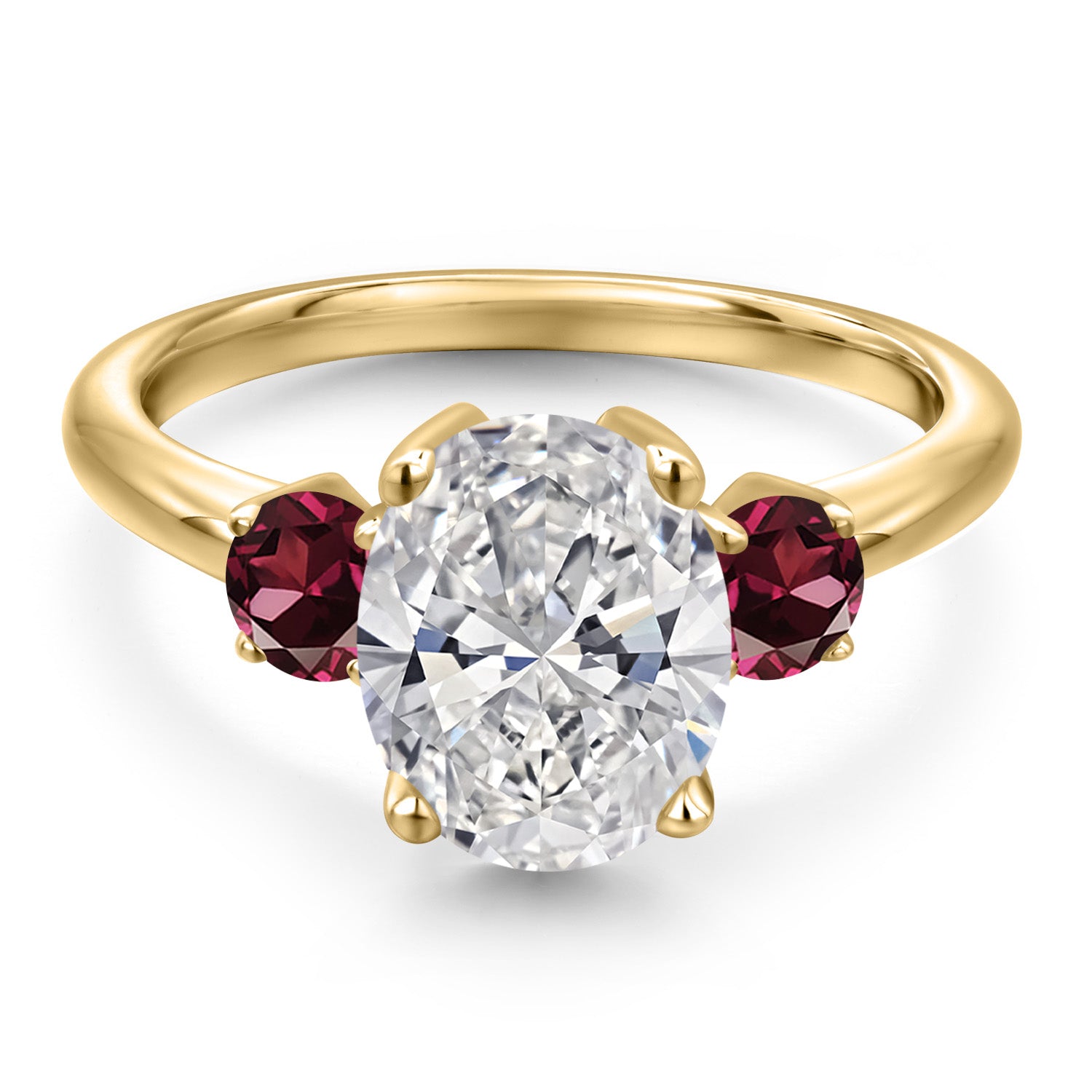 Ring in 925 Yellow Gold Plated Silver