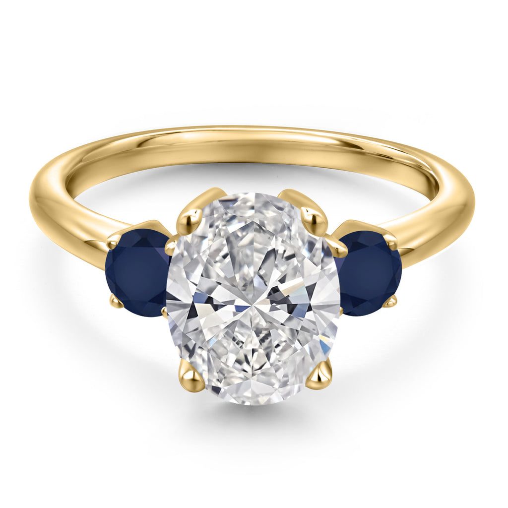 Ring in 925 Yellow Gold Plated Silver