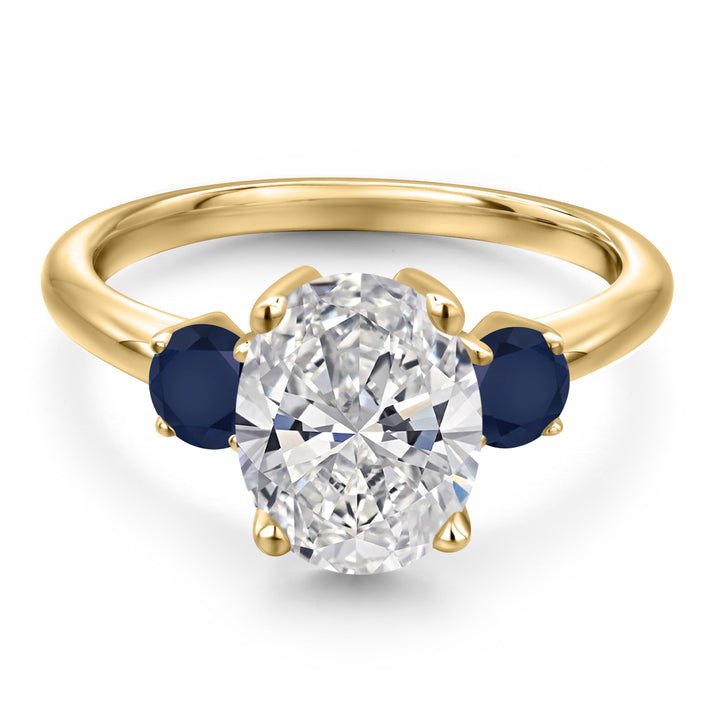 Ring in 925 Yellow Gold Plated Silver