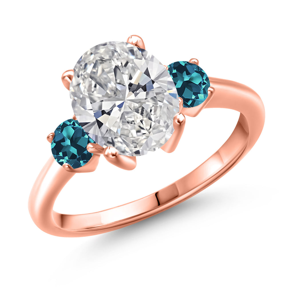 7_Ring in 925 Rose Gold Plated Silver