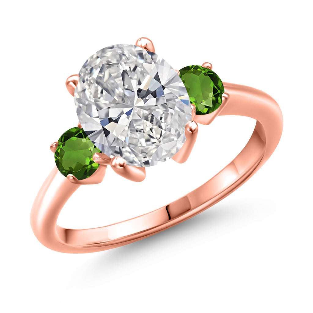8_Ring in 925 Rose Gold Plated Silver