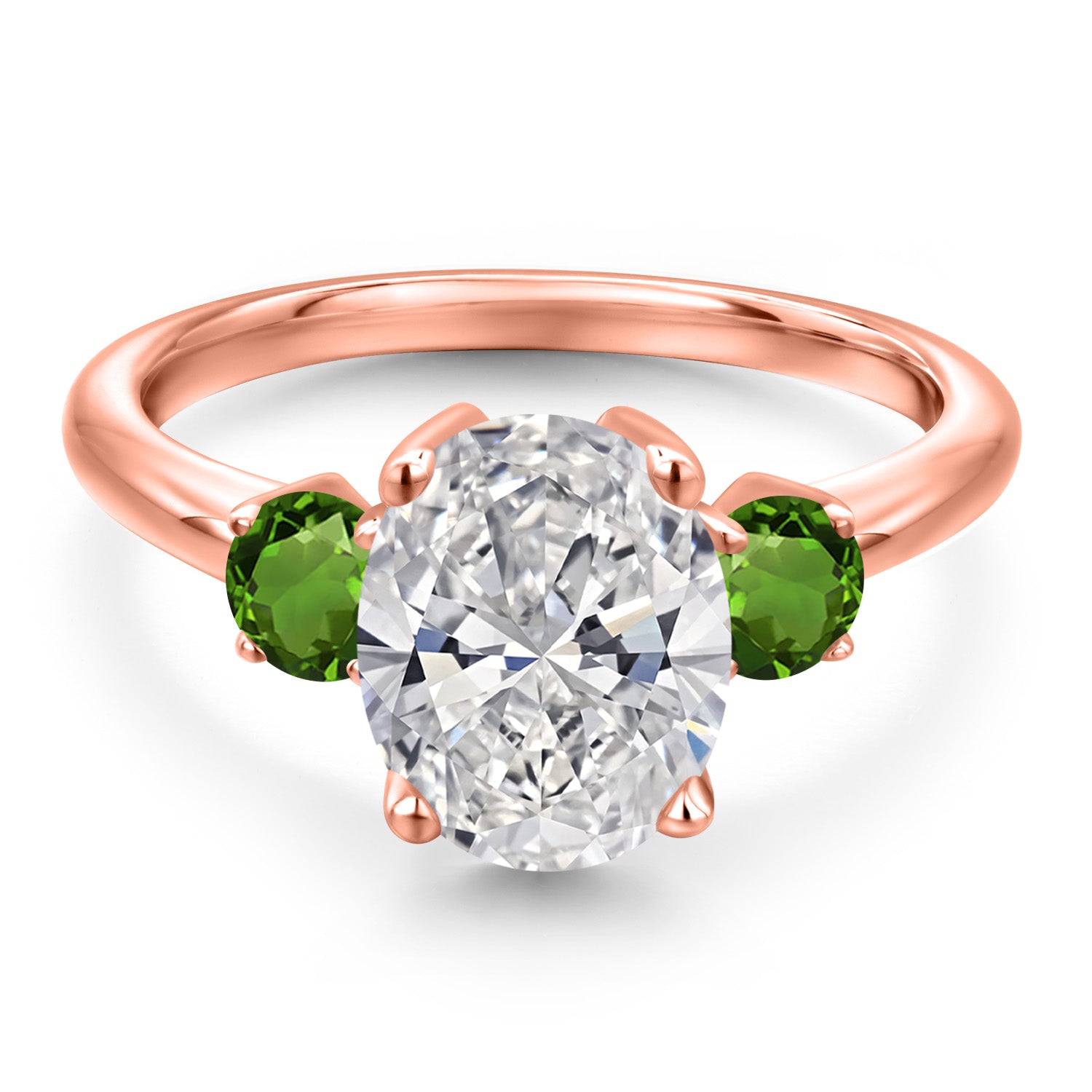 Ring in 925 Rose Gold Plated Silver