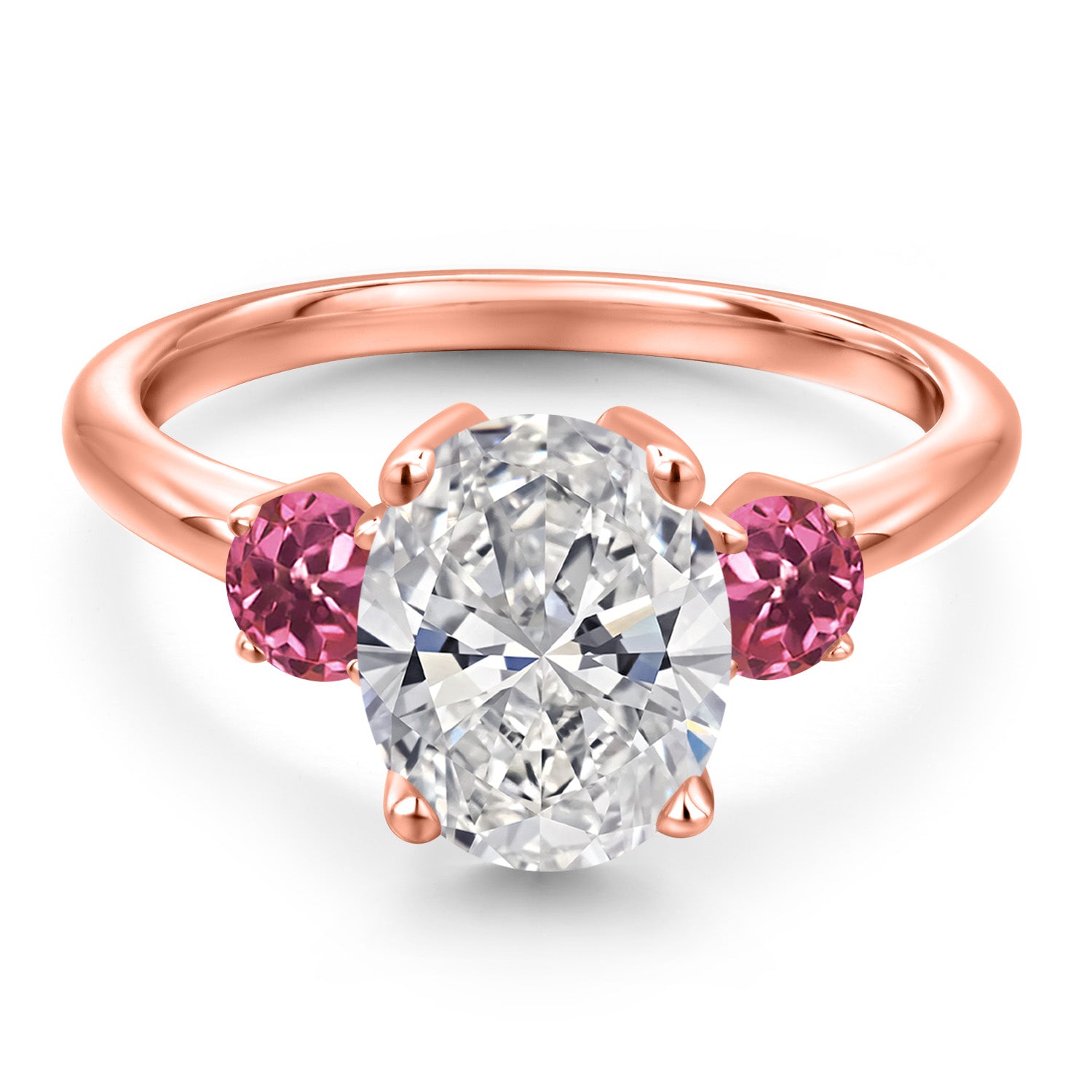 Ring in 925 Rose Gold Plated Silver