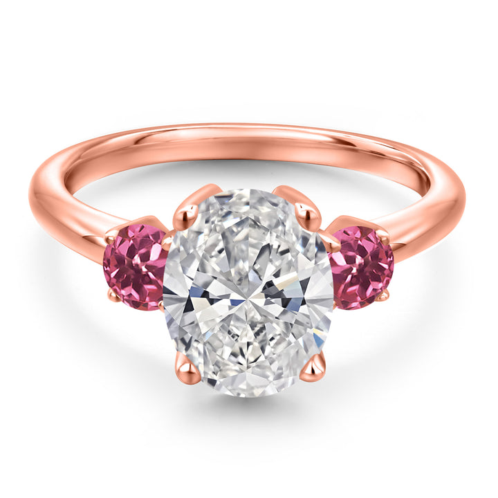 Ring in 925 Rose Gold Plated Silver