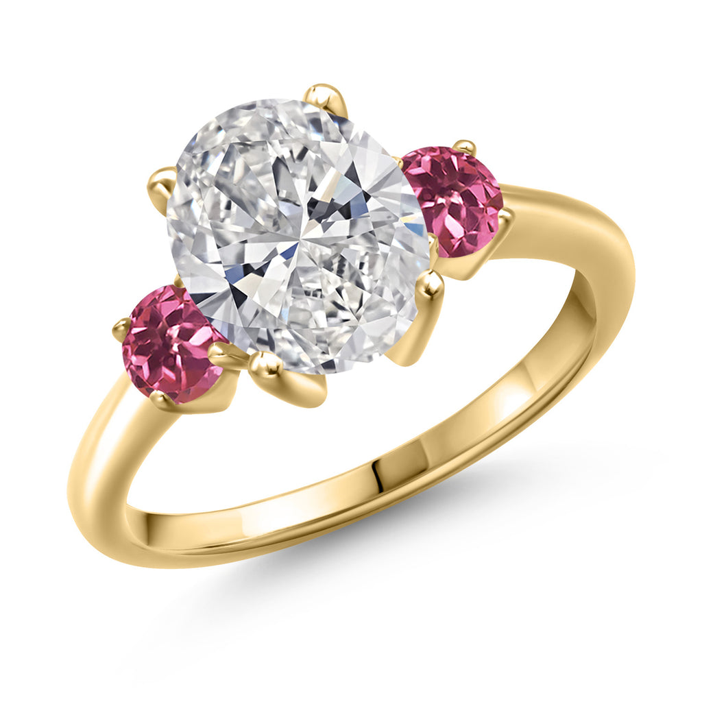 9_Ring in 925 Yellow Gold Plated Silver