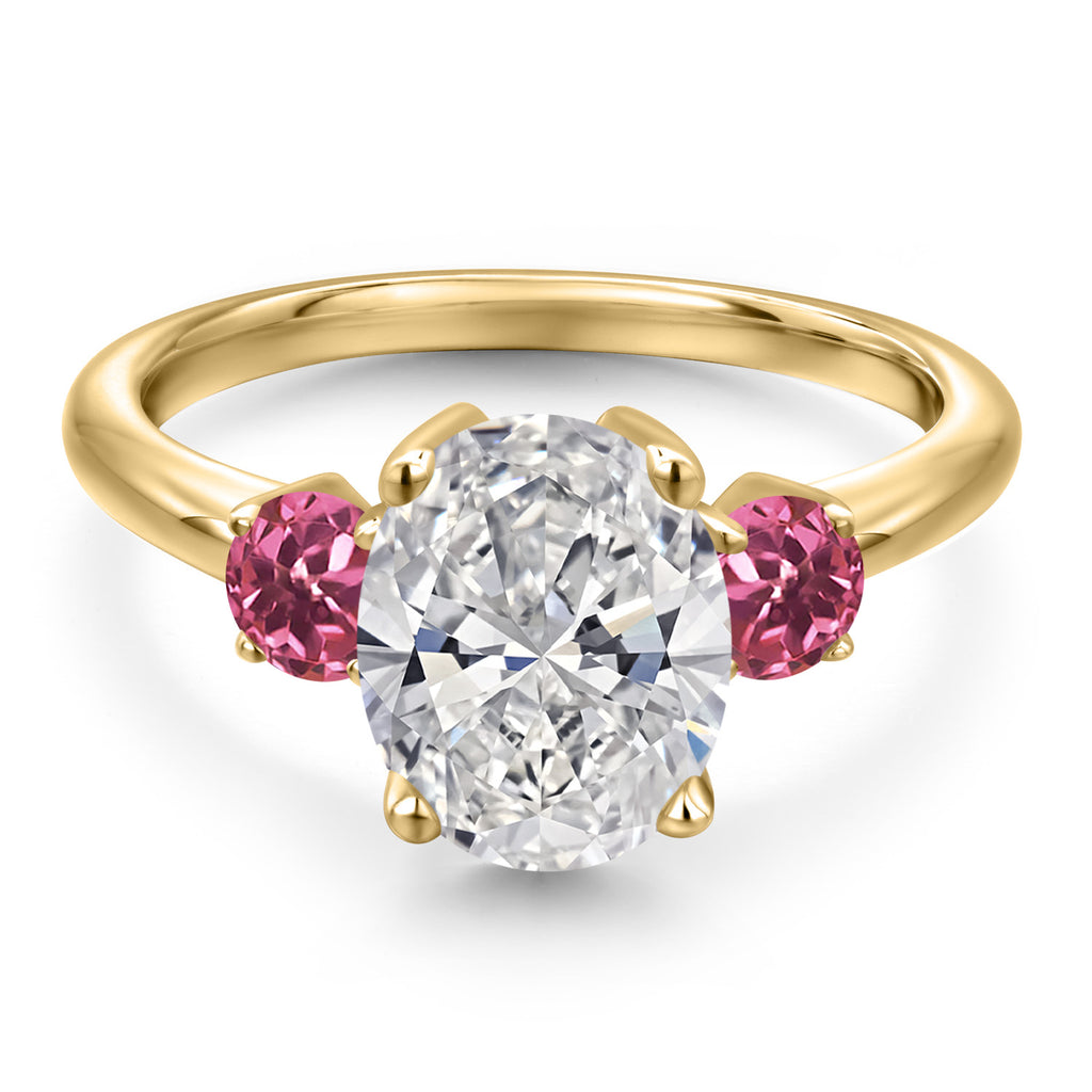 Ring in 925 Yellow Gold Plated Silver