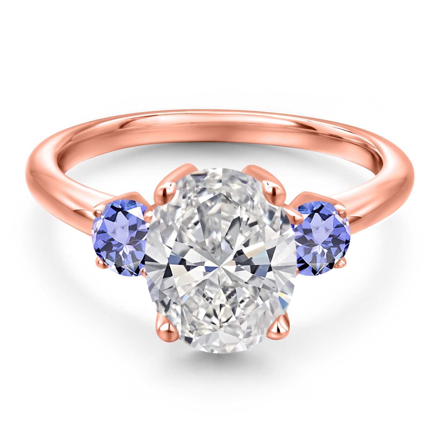 Ring in 925 Rose Gold Plated Silver