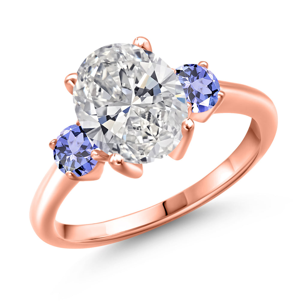 8_Ring in 925 Rose Gold Plated Silver