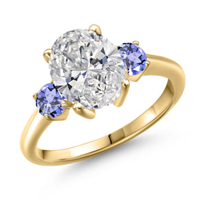Ring in 925 Yellow Gold Plated Silver