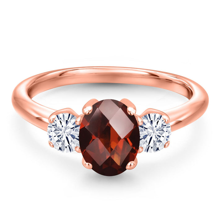 Ring in 925 Rose Gold Plated Silver