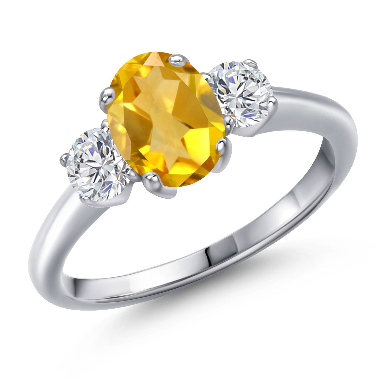 Citrine - November_9_Ring in 925 Sterling Silver