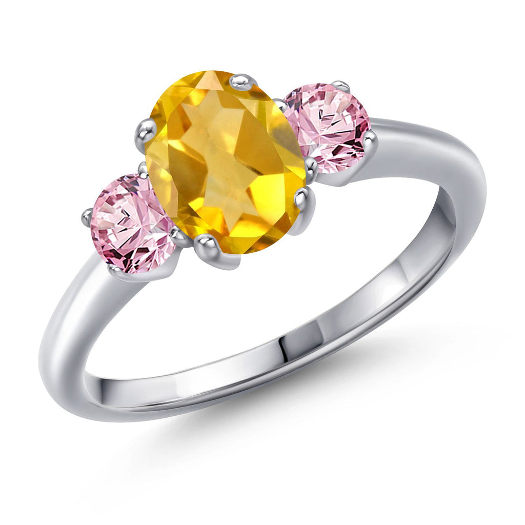Citrine - November_5_Ring in 925 Sterling Silver