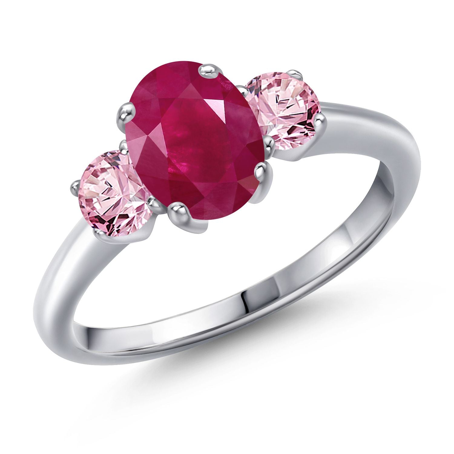 Ruby - July_5_Ring in 925 Sterling Silver