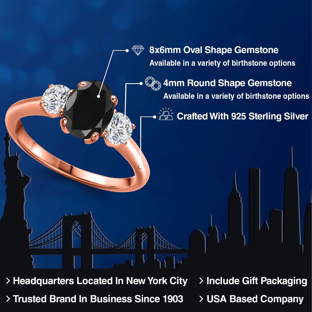 Ring in 925 Rose Gold Plated Silver