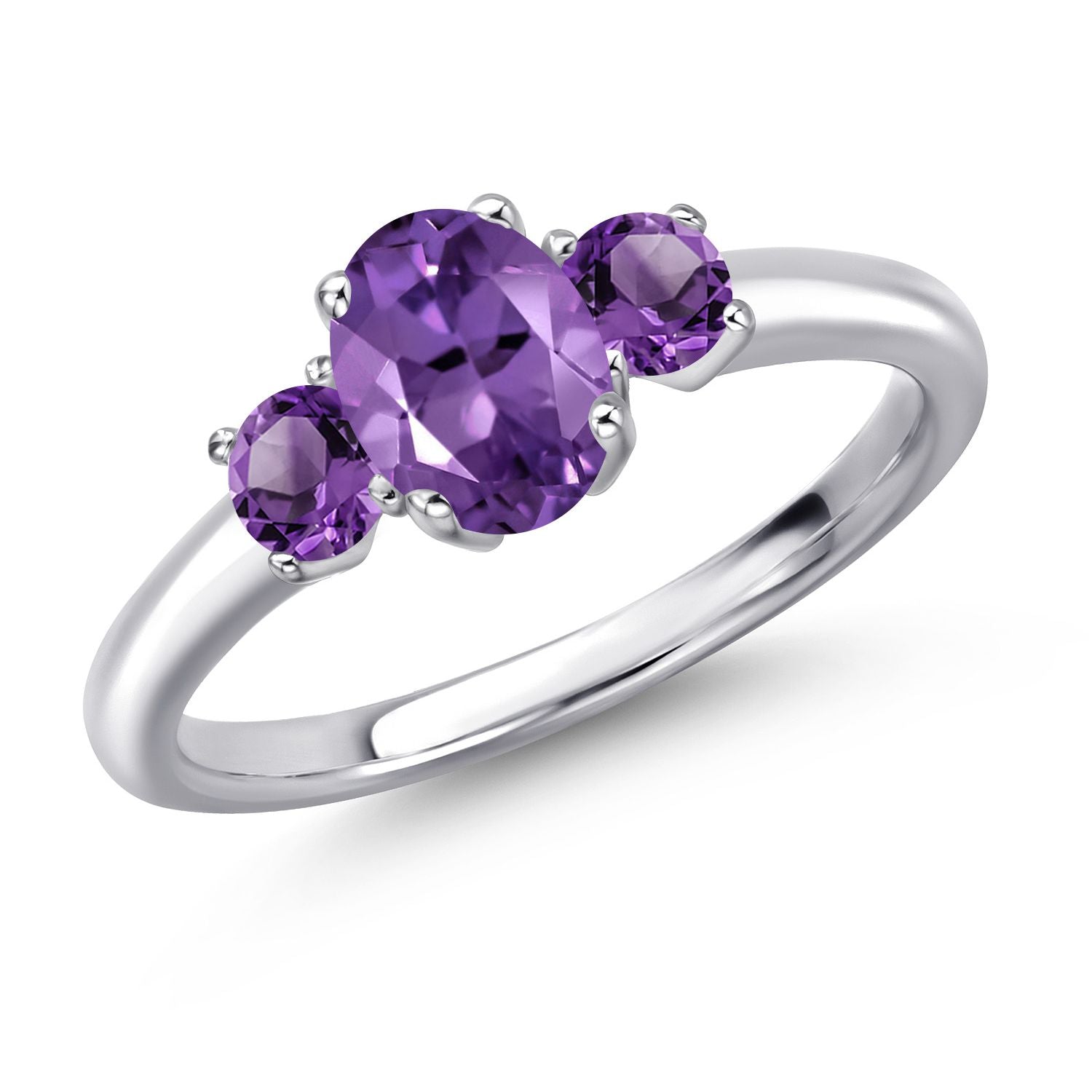 Amethyst - February_7_Ring in 925 Sterling Silver