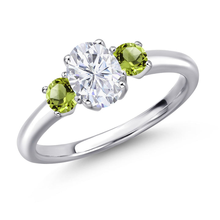 Peridot - August_5_Ring in 925 Sterling Silver