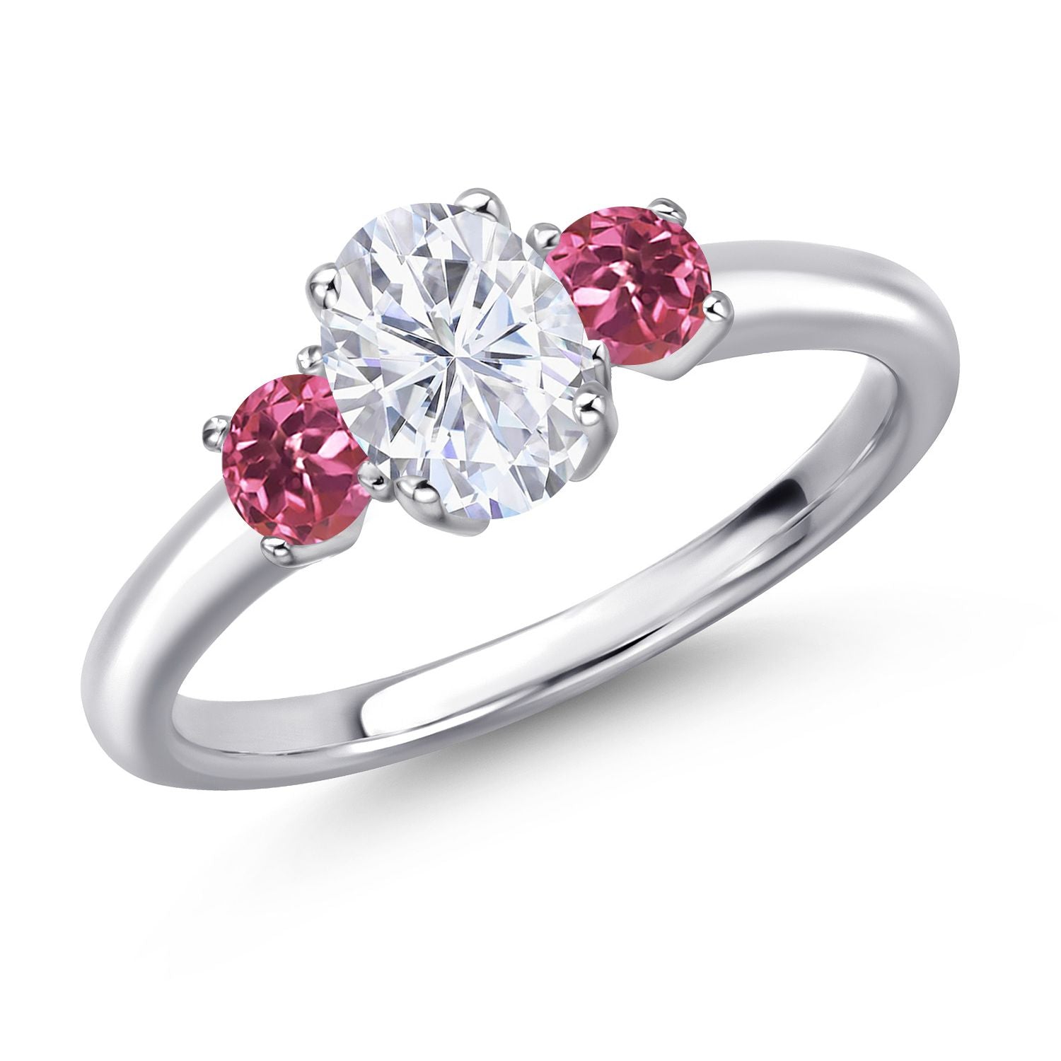 Pink Tourmaline - October_9_Ring in 925 Sterling Silver