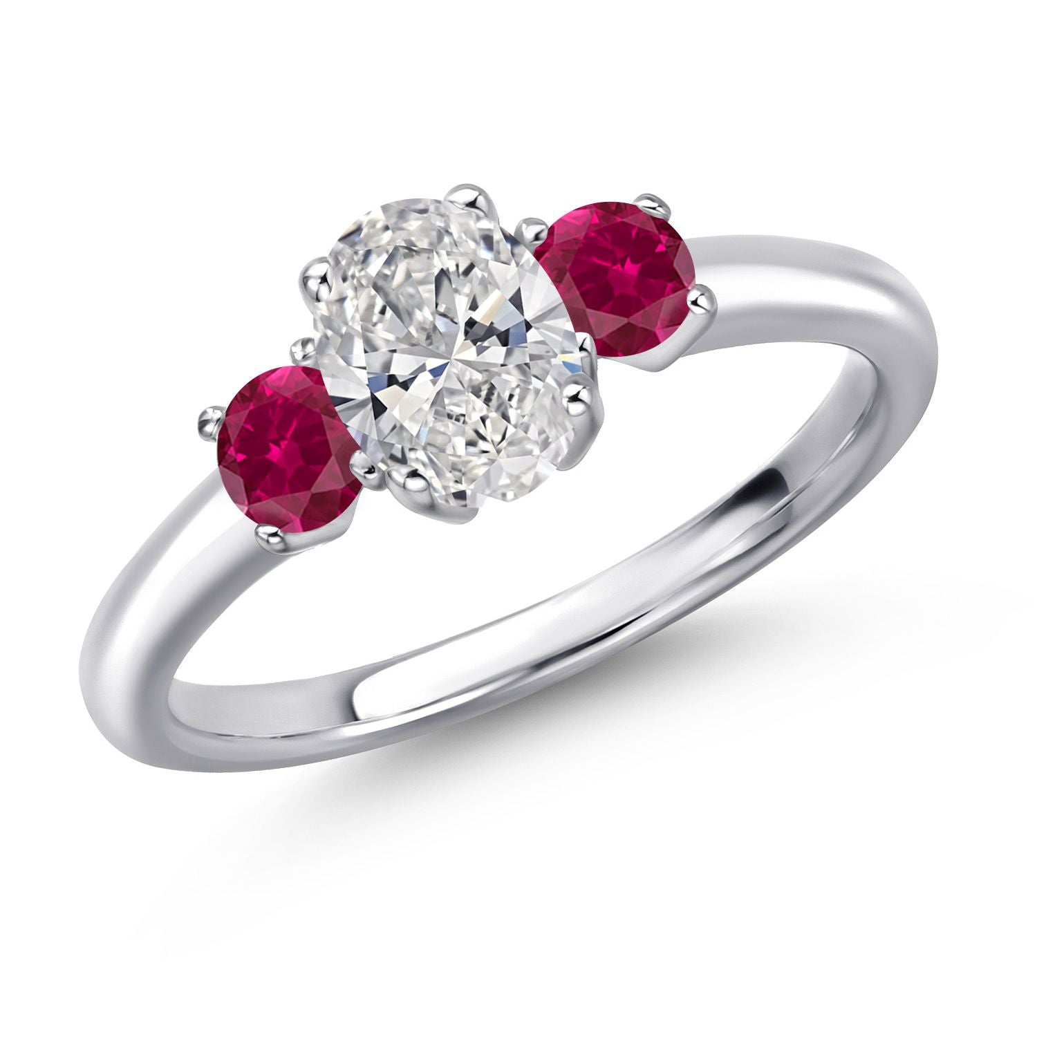 Created Ruby - July_9_Ring in 925 Sterling Silver