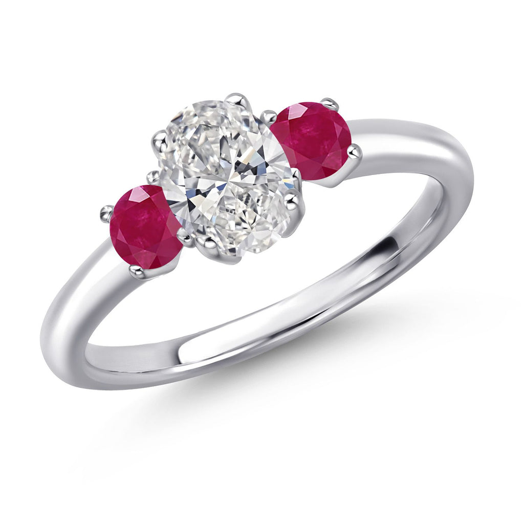 Ruby - July_6_Ring in 925 Sterling Silver