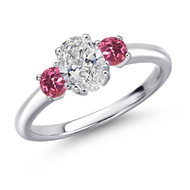 Pink Tourmaline - October_5_Ring in 925 Sterling Silver