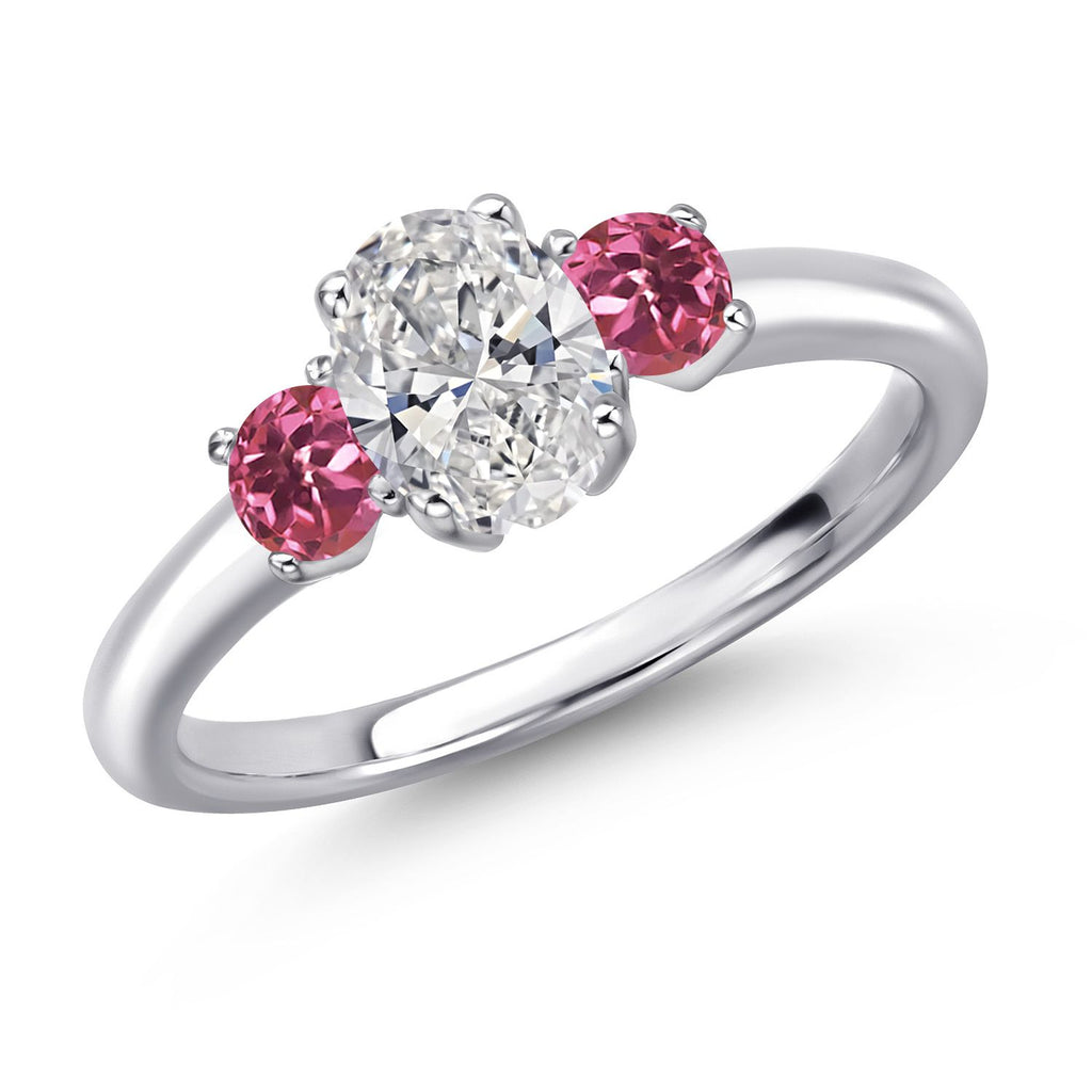 Pink Tourmaline - October_9_Ring in 925 Sterling Silver