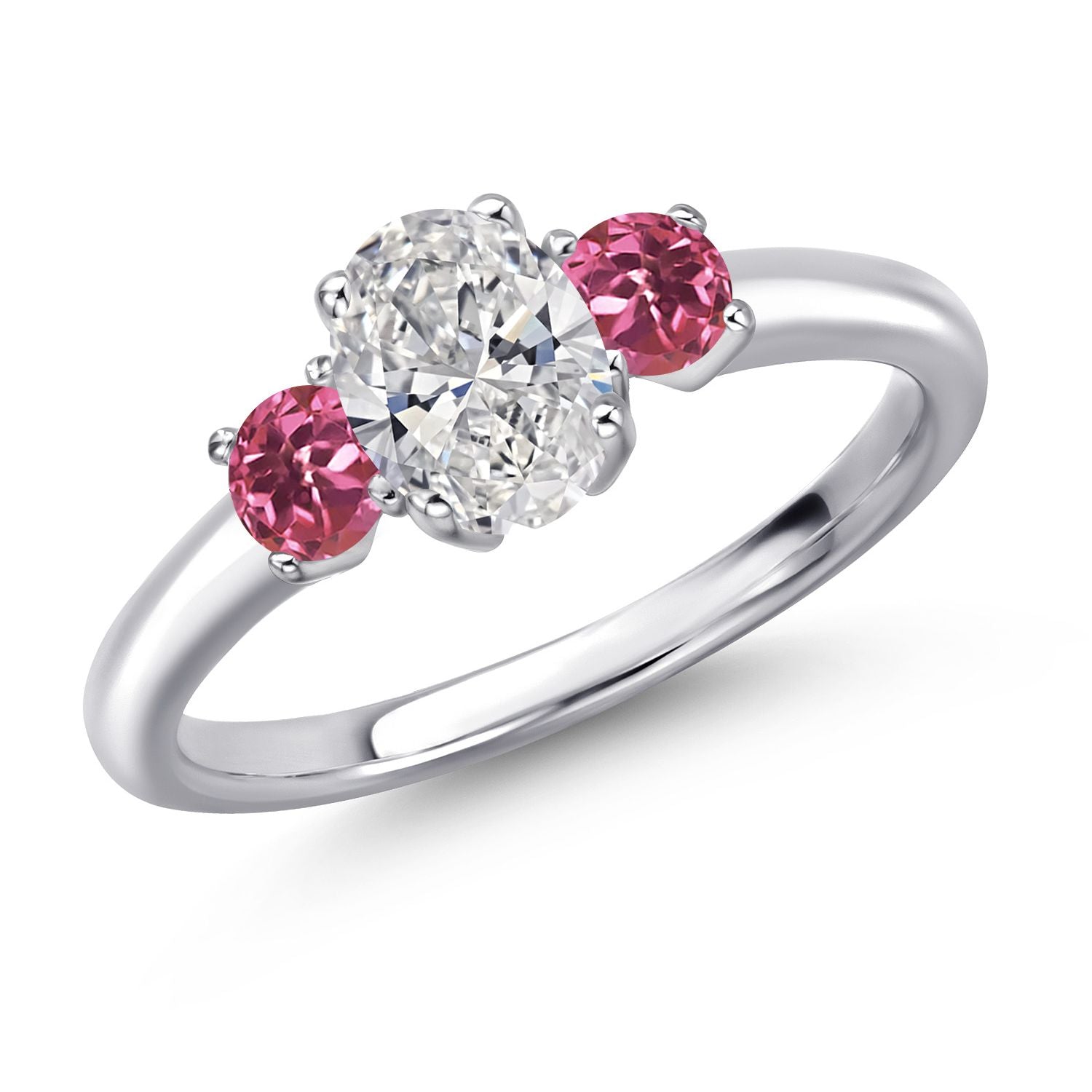 Pink Tourmaline - October_8_Ring in 925 Sterling Silver