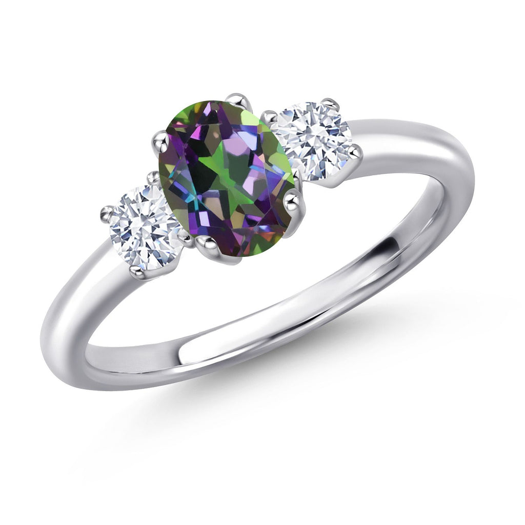Green Mystic Topaz_9_Ring in 925 Sterling Silver