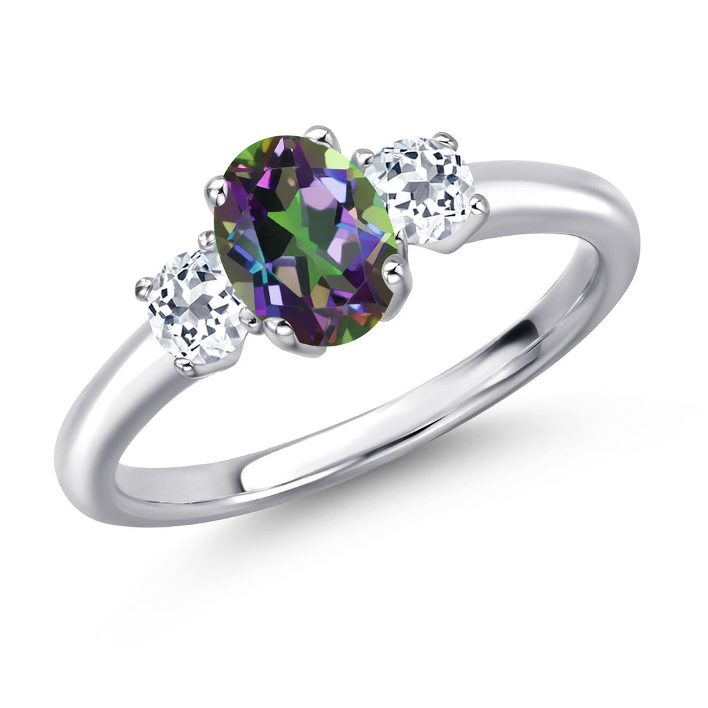 Green Mystic Topaz_8_Ring in 925 Sterling Silver