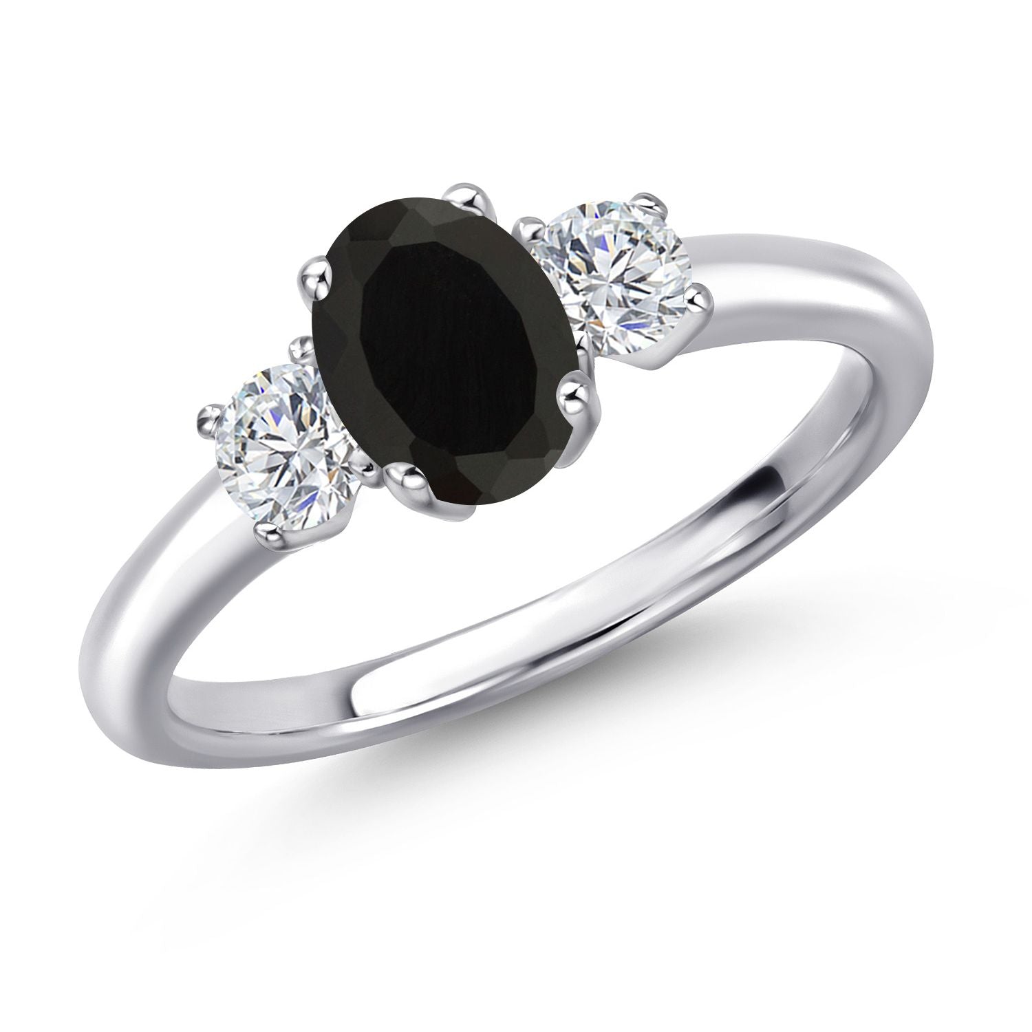 Onyx - December_6_Ring in 925 Sterling Silver