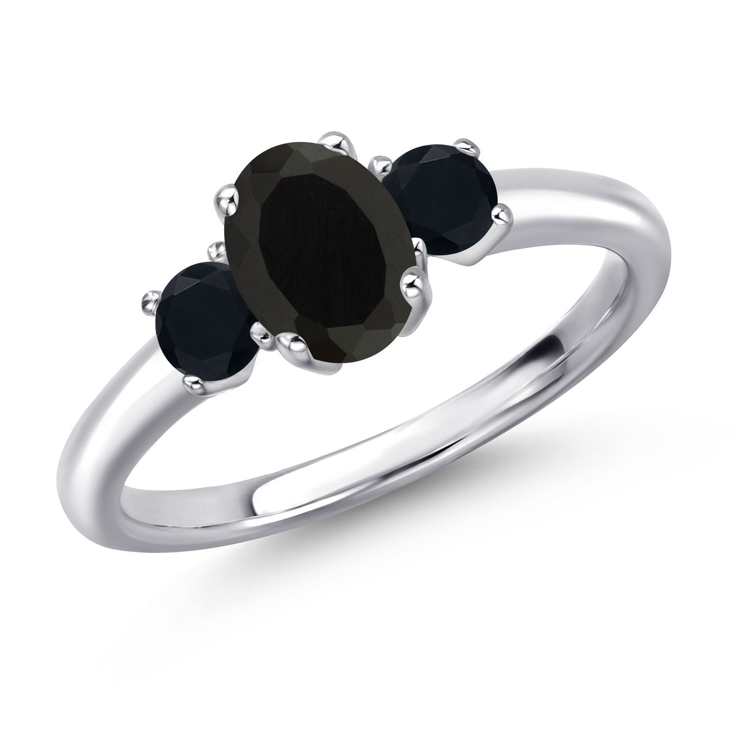 Onyx - December_8_Ring in 925 Sterling Silver