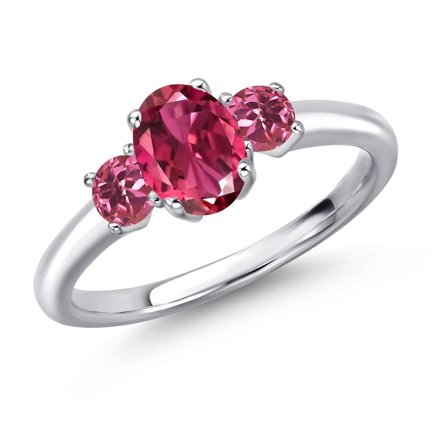 Pink Tourmaline - October_5_Ring in 925 Sterling Silver