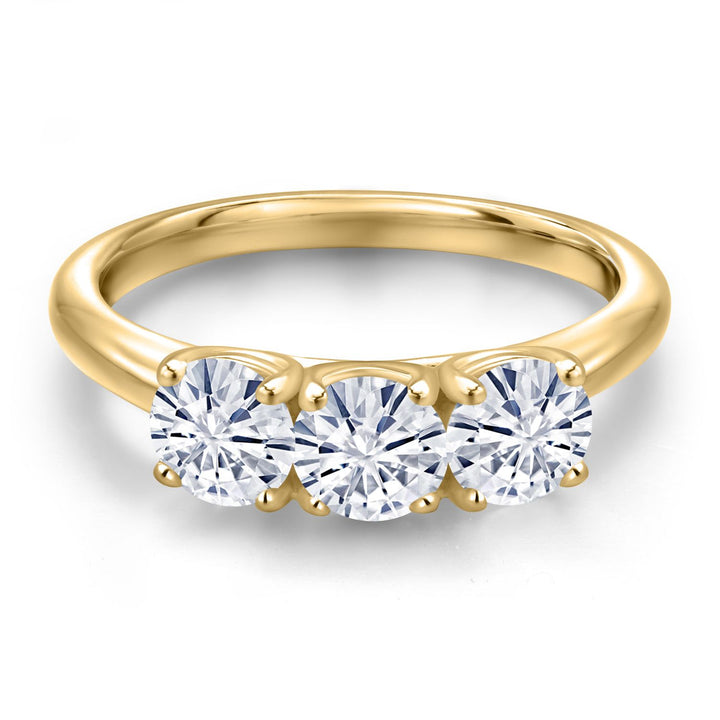 Ring in 925 Yellow Gold Plated Silver